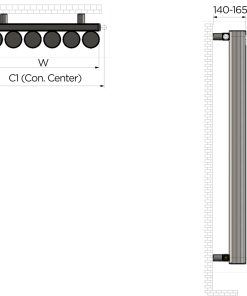 carisma-towel-warmer-technical-drawing